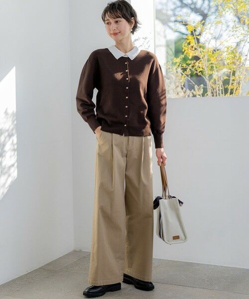 S size ONWARD(小さいサイズ) / エスサイズオンワード ニット・セーター | 【WEB&一部店舗限定】バイカラーデザイン 2WAY ニット | 詳細13