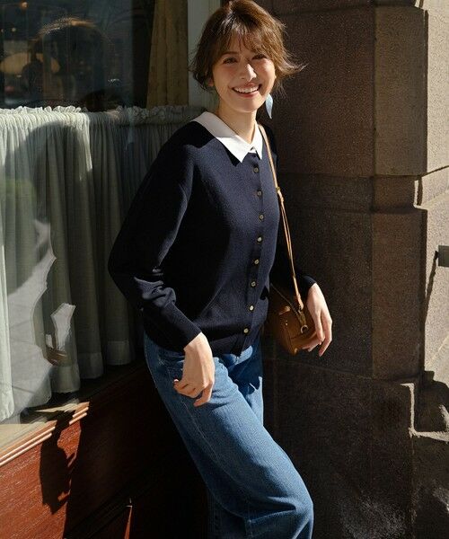 S size ONWARD(小さいサイズ) / エスサイズオンワード ニット・セーター | 【WEB&一部店舗限定】バイカラーデザイン 2WAY ニット | 詳細21