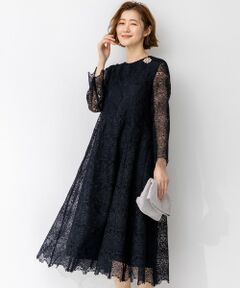 S size ONWARD(小さいサイズ) / エスサイズオンワード ドレス | 【APPLAUDIR】Brocheリボンブーケレース ドレス