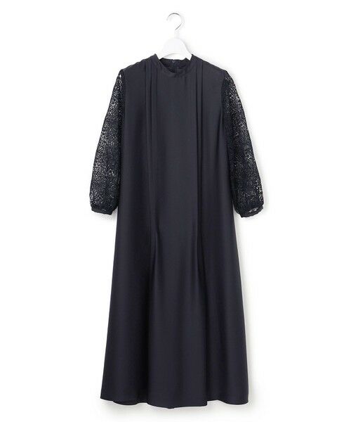 S size ONWARD(小さいサイズ) / エスサイズオンワード ドレス | 【APPLAUDIR】ノーブルサテン リボンブーケレースコンビ ドレス | 詳細22