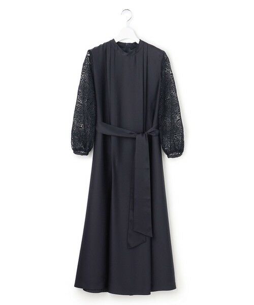 S size ONWARD(小さいサイズ) / エスサイズオンワード ドレス | 【APPLAUDIR】ノーブルサテン リボンブーケレースコンビ ドレス | 詳細19