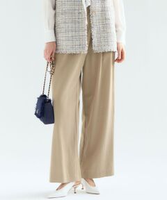 S size ONWARD(小さいサイズ) / エスサイズオンワード その他パンツ | ドレープツイル アシンメトリー ワイド パンツ