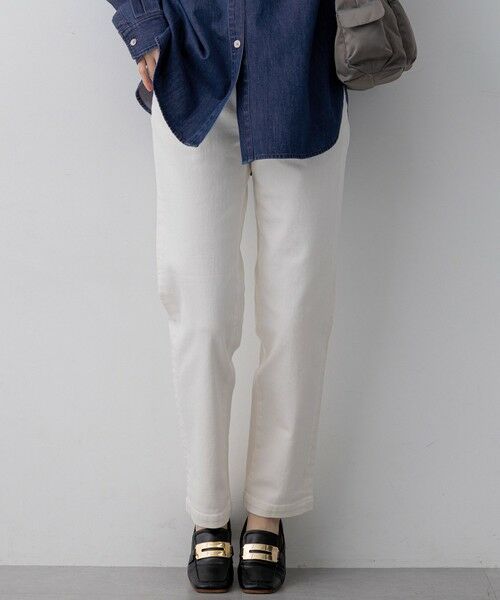 S size ONWARD(小さいサイズ) / エスサイズオンワード その他パンツ | 23区DENIM ストレートフィット デニムパンツ（ホワイト系）