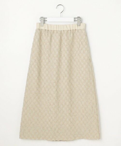 S size ONWARD(小さいサイズ) / エスサイズオンワード ミニ・ひざ丈スカート | 【セットアップ対応】ワッシャーカットジャカード スカート | 詳細4