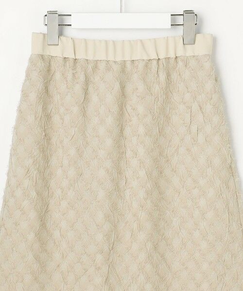 S size ONWARD(小さいサイズ) / エスサイズオンワード ミニ・ひざ丈スカート | 【セットアップ対応】ワッシャーカットジャカード スカート | 詳細5