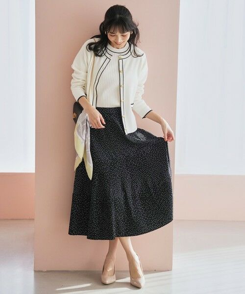 S size ONWARD(小さいサイズ) / エスサイズオンワード ロング・マキシ丈スカート | プリーツ切替 スカート | 詳細14