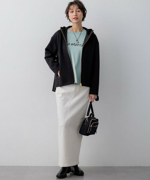 S size ONWARD(小さいサイズ) / エスサイズオンワード デニムスカート | 23区DENIM Iライン デニムスカート | 詳細1