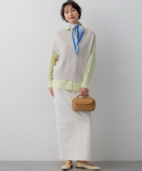 S size ONWARD(小さいサイズ) / エスサイズオンワード デニムスカート | 23区DENIM Iライン デニムスカート | 詳細4