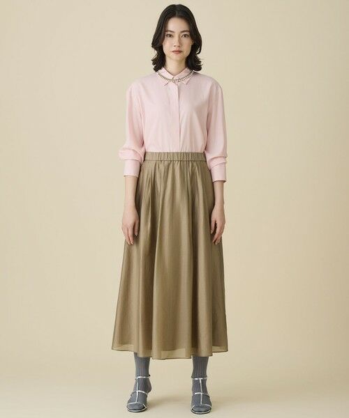 S size ONWARD(小さいサイズ) / エスサイズオンワード シャツ・ブラウス | 【着回し力抜群・レイヤードにも】ドレープブロード シャツブラウス | 詳細21