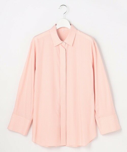 S size ONWARD(小さいサイズ) / エスサイズオンワード シャツ・ブラウス | 【着回し力抜群・レイヤードにも】ドレープブロード シャツブラウス | 詳細22