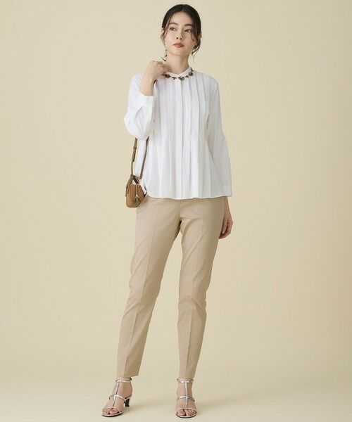 S size ONWARD(小さいサイズ) / エスサイズオンワード シャツ・ブラウス | 【カタログ掲載】ドレープブロードタック ブラウス | 詳細4