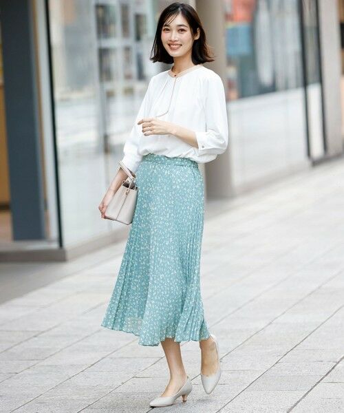 S size ONWARD(小さいサイズ) / エスサイズオンワード シャツ・ブラウス | ボウタイツイル ブラウス | 詳細3