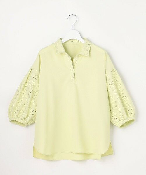 S size ONWARD(小さいサイズ) / エスサイズオンワード シャツ・ブラウス | レースパフスリーブ シャツ | 詳細8