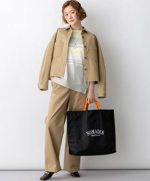 S size ONWARD(小さいサイズ) / エスサイズオンワード シャツ・ブラウス | 【Oggi掲載】ストレッチギャバ チノ ショート シャツジャケット | 詳細9