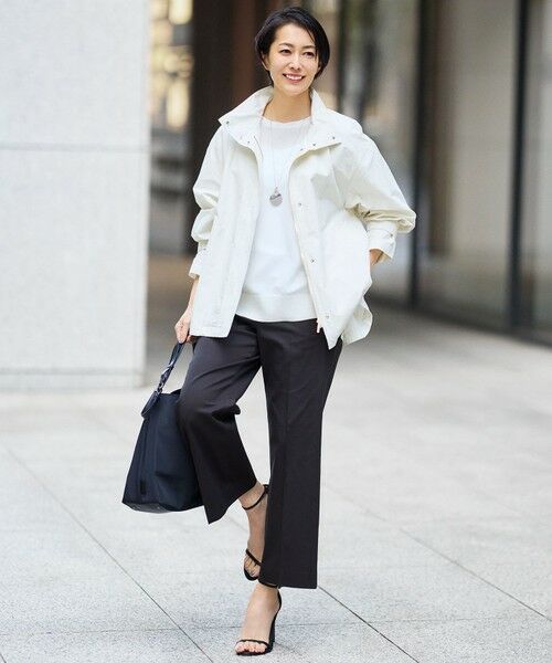 S size ONWARD(小さいサイズ) / エスサイズオンワード その他アウター | 【カタログ掲載・春の必需品・オンオフ使える】コットンリネンウェザーライト コート | 詳細3