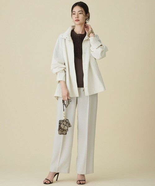 S size ONWARD(小さいサイズ) / エスサイズオンワード その他アウター | 【カタログ掲載・春の必需品・オンオフ使える】コットンリネンウェザーライト コート | 詳細4