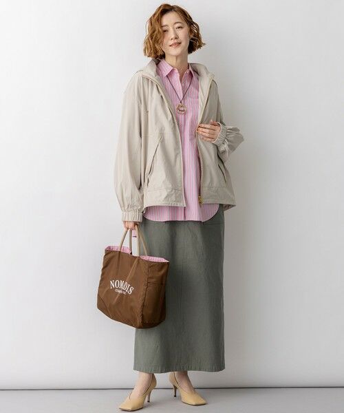 S size ONWARD(小さいサイズ) / エスサイズオンワード その他アウター | 2WAY ストレッチタフタ ボリュームスリーブブルゾン | 詳細10