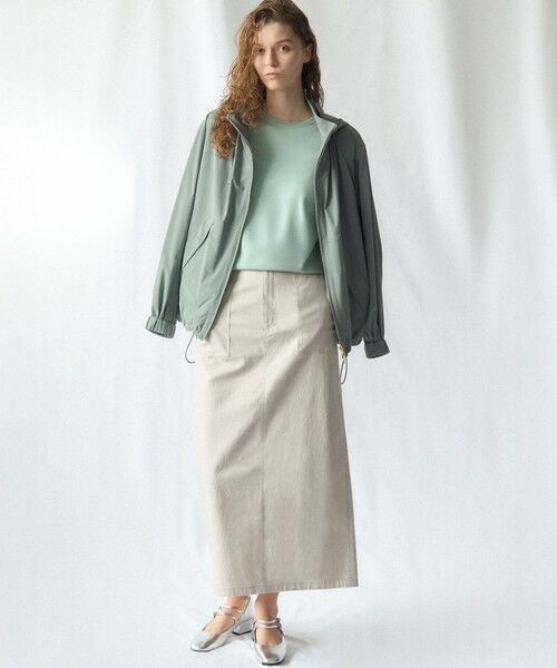 S size ONWARD(小さいサイズ) / エスサイズオンワード その他アウター | 2WAY ストレッチタフタ ボリュームスリーブブルゾン | 詳細13