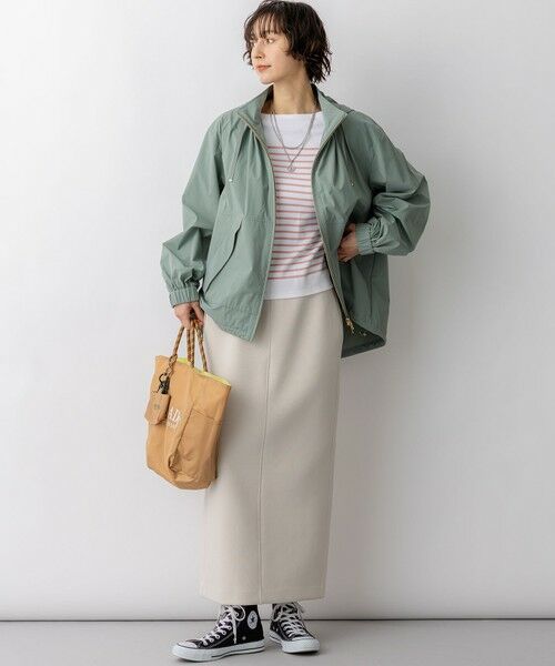 S size ONWARD(小さいサイズ) / エスサイズオンワード その他アウター | 2WAY ストレッチタフタ ボリュームスリーブブルゾン | 詳細15