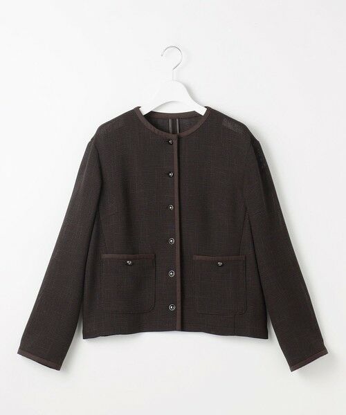 S size ONWARD(小さいサイズ) / エスサイズオンワード ノーカラージャケット | 【カタログ掲載】ライトカラミノーカラー ジャケット | 詳細10