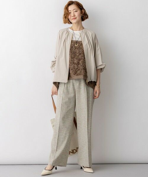 S size ONWARD(小さいサイズ) / エスサイズオンワード その他アウター | 2WAYストレッチタフタ ギャザーブルゾン | 詳細6