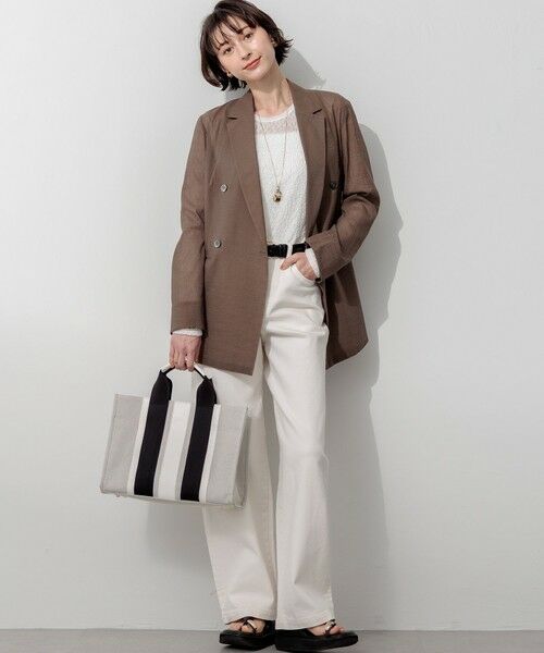 S size ONWARD(小さいサイズ) / エスサイズオンワード カットソー | 【SLOW/一部店舗限定】リンクルレース シアー カットソー | 詳細5