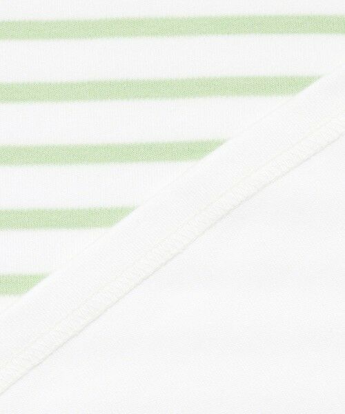 S size ONWARD(小さいサイズ) / エスサイズオンワード カットソー | Armor-lux パネルボーダー クロップド カットソー | 詳細25