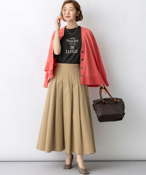 S size ONWARD(小さいサイズ) / エスサイズオンワード カットソー | シャツテール ロゴTEE | 詳細8