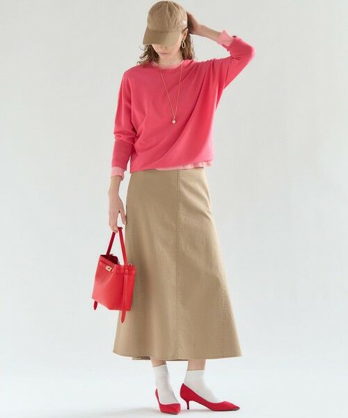 S size ONWARD(小さいサイズ) / エスサイズオンワード カットソー | 【見上愛さん着用】シアーフライス レイヤード ロンTEE | 詳細24