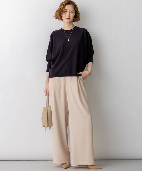 S size ONWARD(小さいサイズ) / エスサイズオンワード ニット・セーター | ネオコンフォートストレッチ ドルマン ニット | 詳細14