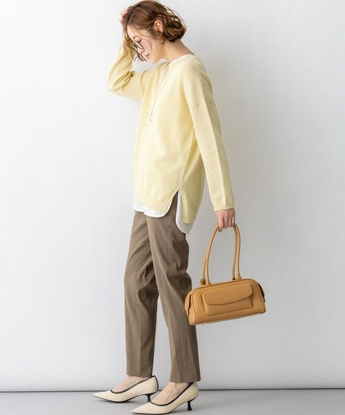 S size ONWARD(小さいサイズ) / エスサイズオンワード ニット・セーター | コットンギマムリネ チュニック ニット | 詳細11