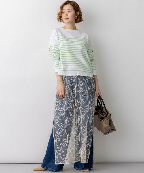 S size ONWARD(小さいサイズ) / エスサイズオンワード ロング・マキシ丈ワンピース | 【見上愛さん着用】刺繍レース キャミソールワンピース | 詳細5