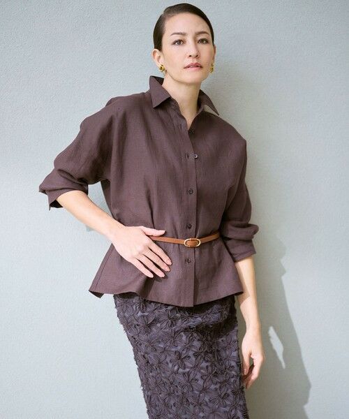 S size ONWARD(小さいサイズ) / エスサイズオンワード ミニ・ひざ丈スカート | 【カタログ掲載】テープエンブロイダリー スカート | 詳細1