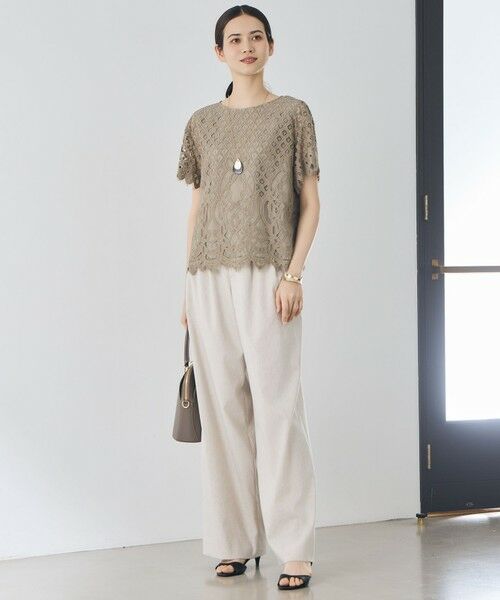 S size ONWARD(小さいサイズ) / エスサイズオンワード シャツ・ブラウス | パネルレース ブラウス | 詳細4