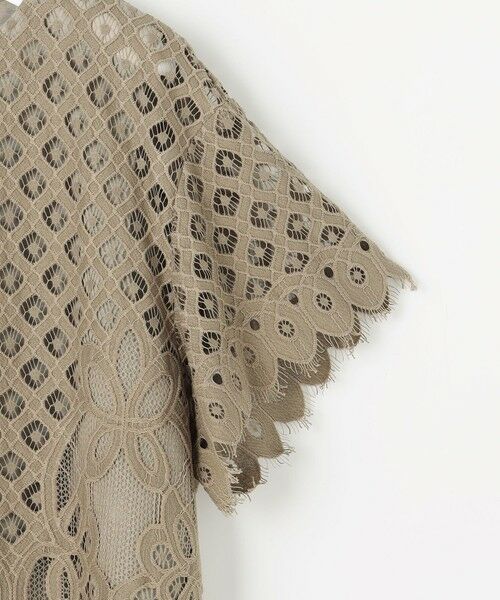 S size ONWARD(小さいサイズ) / エスサイズオンワード シャツ・ブラウス | パネルレース ブラウス | 詳細8