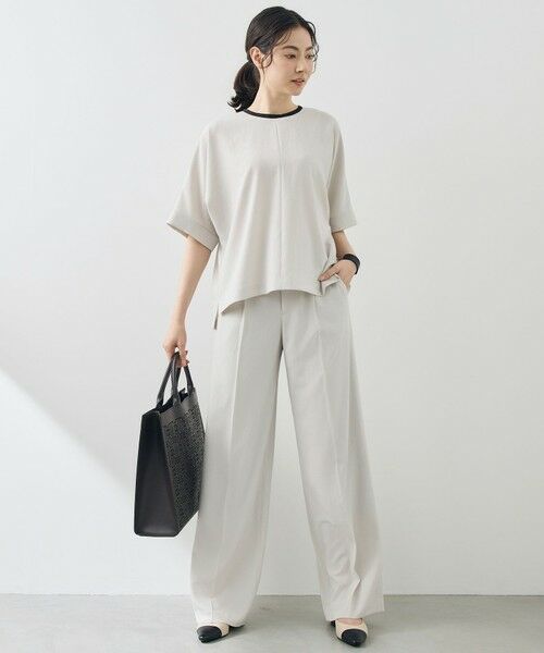 S size ONWARD(小さいサイズ) / エスサイズオンワード シャツ・ブラウス | 【セットアップ対応】テクスチャードスーツ ブラウス | 詳細1