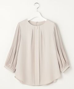 S size ONWARD(小さいサイズ) / エスサイズオンワード シャツ・ブラウス | プリーツスリーブ ブラウス