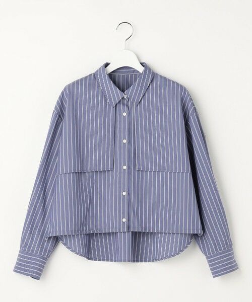 S size ONWARD(小さいサイズ) / エスサイズオンワード シャツ・ブラウス | クロップドヨークハオリ シャツ | 詳細7