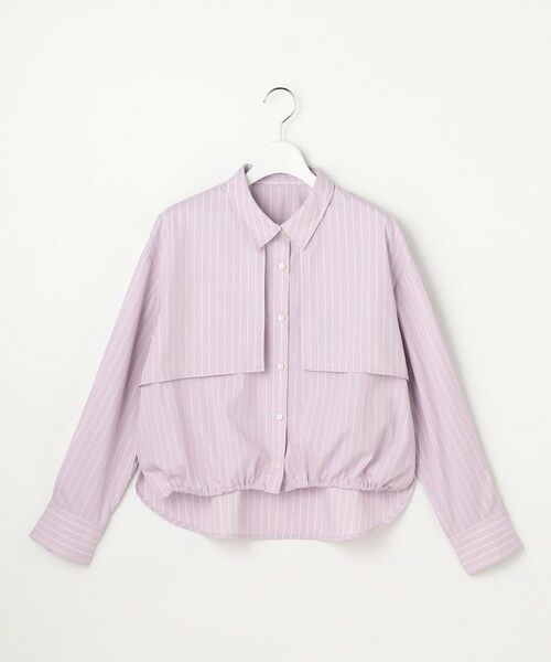 S size ONWARD(小さいサイズ) / エスサイズオンワード シャツ・ブラウス | クロップドヨークハオリ シャツ | 詳細14