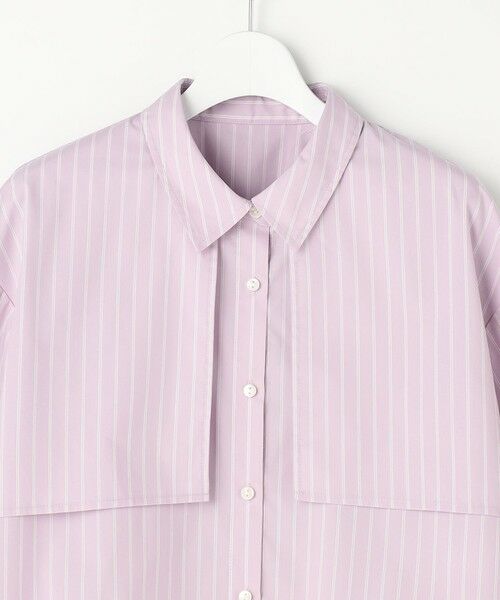 S size ONWARD(小さいサイズ) / エスサイズオンワード シャツ・ブラウス | クロップドヨークハオリ シャツ | 詳細16