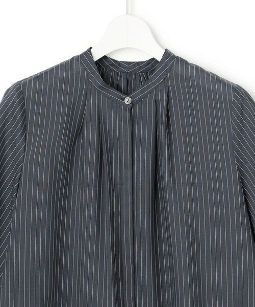 S size ONWARD(小さいサイズ) / エスサイズオンワード シャツ・ブラウス | ドライシアーストライプ フロントタック ブラウス | 詳細9