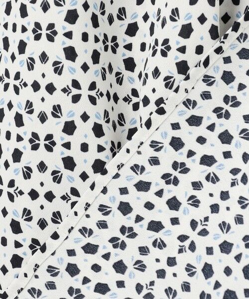 S size ONWARD(小さいサイズ) / エスサイズオンワード シャツ・ブラウス | カレイドスコーププリント バンドカラー ブラウス | 詳細9