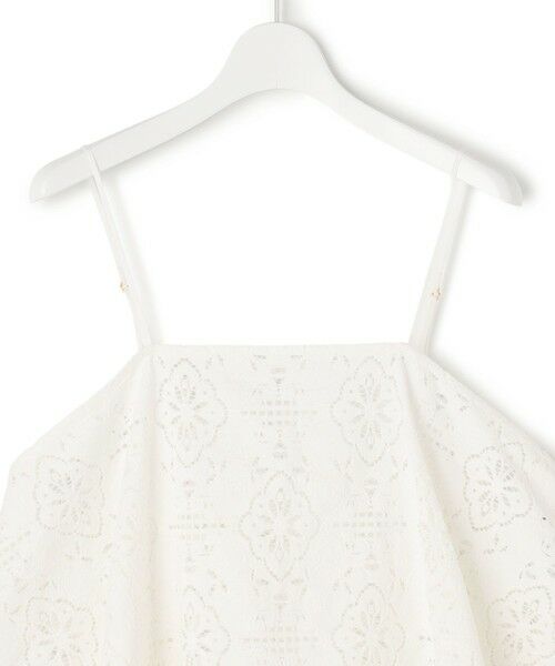 S size ONWARD(小さいサイズ) / エスサイズオンワード シャツ・ブラウス | ラッセルオーナメントレース キャミソール ブラウス | 詳細6