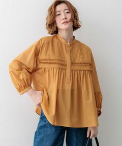 S size ONWARD(小さいサイズ) / エスサイズオンワード シャツ・ブラウス | コットンボイル ピンタック ブラウス