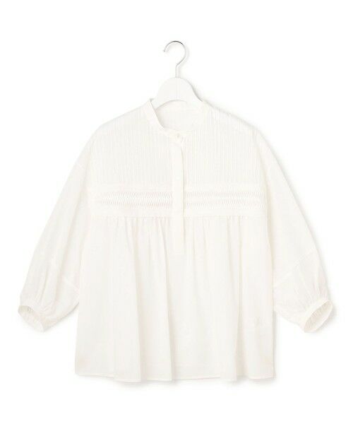S size ONWARD(小さいサイズ) / エスサイズオンワード シャツ・ブラウス | コットンボイル ピンタック ブラウス | 詳細3