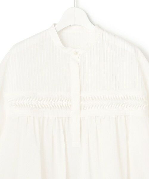 S size ONWARD(小さいサイズ) / エスサイズオンワード シャツ・ブラウス | コットンボイル ピンタック ブラウス | 詳細5
