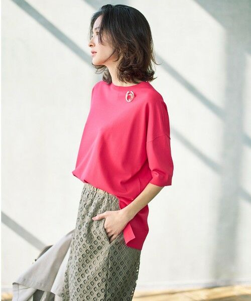 S size ONWARD(小さいサイズ) / エスサイズオンワード ノーカラージャケット | 【カタログ掲載・セットアップ対応】リネンストレッチノーカラー ジャケット | 詳細3