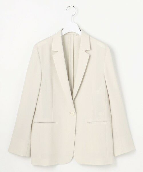 S size ONWARD(小さいサイズ) / エスサイズオンワード テーラードジャケット | 【カタログ掲載・セットアップ対応・セレモニー・ハレの日・通勤】テクスチャードスーツ ジャケット | 詳細4