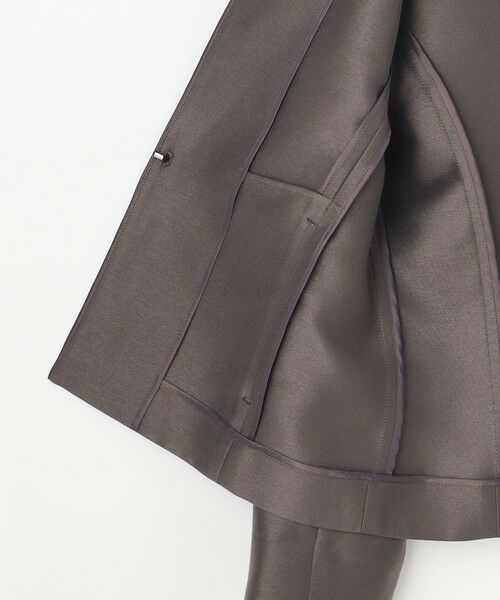 S size ONWARD(小さいサイズ) / エスサイズオンワード ノーカラージャケット | ライトダブルクロス ジャケット | 詳細8