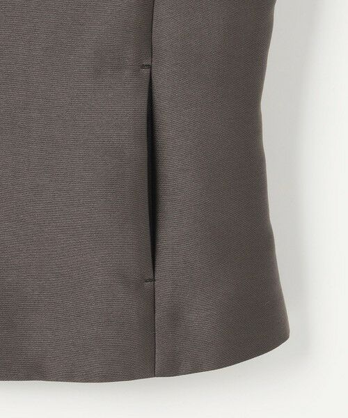 S size ONWARD(小さいサイズ) / エスサイズオンワード ノーカラージャケット | ライトダブルクロス ジャケット | 詳細5